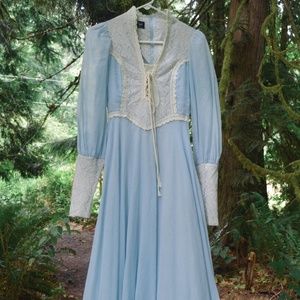 LAST CHANCE Black Label Gunne Sax Boho Dress